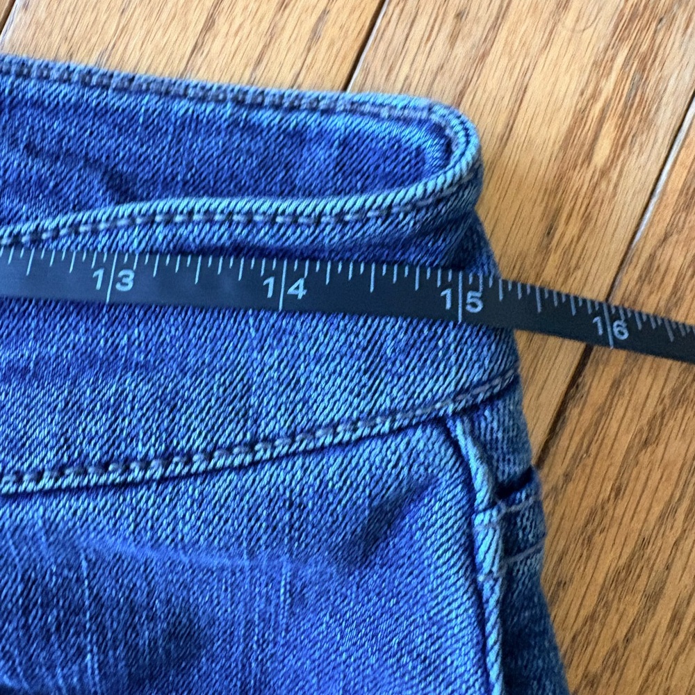 Nine West Gramercy Mini Boot Classic Blue Women's Jeans Sz 8 - Picture 7 of 9